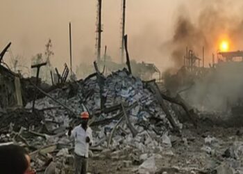 ତେଲଙ୍ଗାନା : କେମିକାଲ ଭର୍ତ୍ତି ଟ୍ୟାଙ୍କର ବିସ୍ଫୋରଣ, ୧୦ ମୃତ, ଆଗକୁ ବଢିପାରେ ମୃତକଙ୍କ ସଂଖ୍ୟା