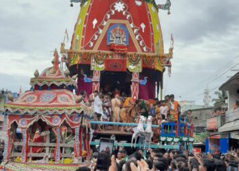 ସିଂହଦ୍ୱାରରେ ପହଚିଂଲା ତିନି ରଥ: ଲକ୍ଷ୍ମୀ ନାରାୟଣ ଭେଟ ପରେ ବାହୁଡିଲେ ମହାବାହୁ