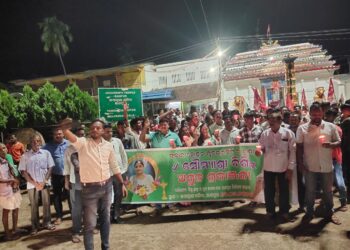 ସୌମ୍ୟଶ୍ରୀଙ୍କ ଆତ୍ମାର ସଦଗତି ସହ ରାଜ୍ୟ ସରକାରଙ୍କ ବିଫଳତା ପ୍ରତିବାଦରେ କ୍ୟାଣ୍ଡେଲ ଶୋଭାଯାତ୍ରା