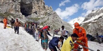 ଅମରନାଥ ଯାତ୍ରା ସମୟରେ ବଡ଼ ଅଘଟଣ, ୩୬ ଯାତ୍ରୀ ଆହତ