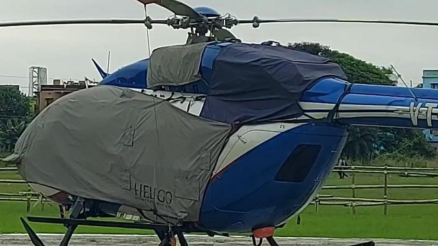 ମାସେରୁ ଅଧିକ ସମୟ ହେଲା କେନ୍ଦ୍ରାପଡ଼ା କଲେଜ ପଡ଼ିଆରେ ରହିଛି ମୁଖ୍ୟମନ୍ତ୍ରୀଙ୍କ ହେଲିକପ୍ଟର