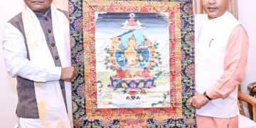 ମୁଖ୍ୟମନ୍ତ୍ରୀ ମୋହନ ମାଝୀଙ୍କୁ ଭେଟିଲେ ସିକ୍କିମ ମୁଖ୍ୟମନ୍ତ୍ରୀ