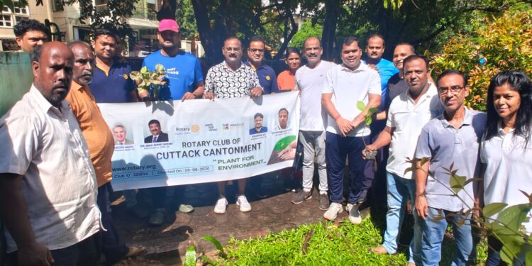ରୋଟାରୀ କ୍ଲବ୍ କଟକ କ୍ୟାଣ୍ଟନମେଣ୍ଟର ବୃକ୍ଷରୋପଣ ଉତ୍ସବ
