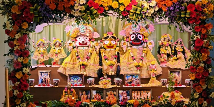 ଇସ୍କନ ପକ୍ଷରୁ ପାଳିତ ହେଲା ପବିତ୍ର ରାଧାଷ୍ଟମୀ ମହୋତ୍ସବ