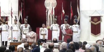 ଦେଶର ୧୫ତମ ଉପରାଷ୍ଟ୍ରପତି ଭାବେ ଶପଥ ନେଲେ ସିପି ରାଧାକ୍ରିଷ୍ଣନ, ଶପଥ ପାଠ କରାଇଲେ ରାଷ୍ଟ୍ରପତି