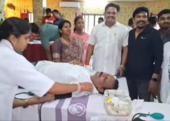 ସେବା ସପ୍ତାହ ଉପଲକ୍ଷେ ବିଶାଳ ରକ୍ତଦାନ ଶିବିର