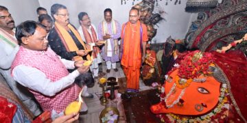 ସମ୍ବଲପୁରରେ ମା ସମଲେଶ୍ଵରୀଙ୍କ ଦର୍ଶନ କଲେ ମୁଖ୍ୟମନ୍ତ୍ରୀ ମୋହନ ମାଝୀ