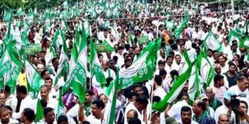 ବିଧାନସଭା ସମ୍ମୁଖରେ ବିଜେଡିର ଜୋରଦାର ବିକ୍ଷୋଭ, ବ୍ୟାରିକେଡ ଭାଙ୍ଗିଲେ କର୍ମୀ