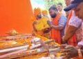 ବୀରାଷ୍ଟମୀରେ ଆଖଡ଼ା ଦଳର ସମରକଳା ପ୍ରଦର୍ଶନ