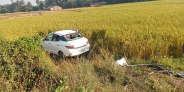 କାର ସହ ବାଇକ ଦୁର୍ଘଟଣା, ବାଇକ ଚାଳକ ଗୁରୁତର