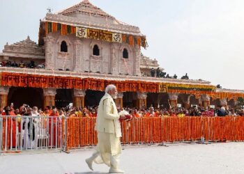 ଅଯୋଧ୍ୟା ରାମ ମନ୍ଦିର ଶିଖରରେ ଉଡିବ ଧର୍ମ ଧ୍ବଜା, ଧ୍ବଜାରୋହଣ କରିବେ ପ୍ରଧାନମନ୍ତ୍ରୀ ମୋଦି