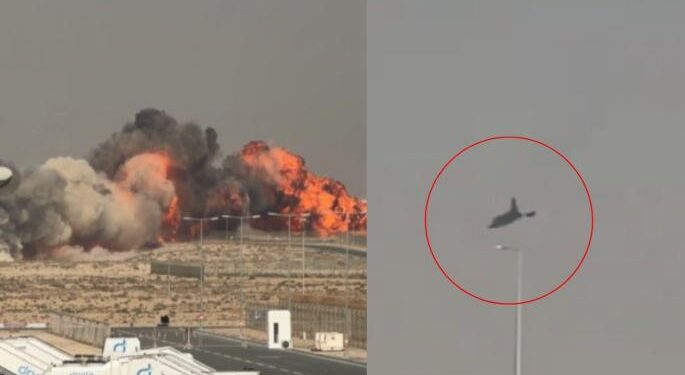 ତେଜସ୍ ବିମାନ ଦୁର୍ଘଟଣାଗ୍ରସ୍ତ, ଏୟାର ସୋ’ ବେଳେ ବଡ଼ ଦୁର୍ଘଟଣା