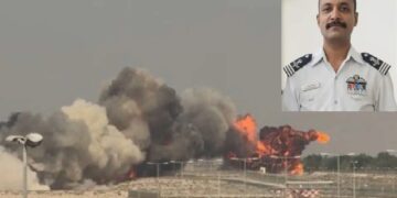 ପୈତୃକ ଗ୍ରାମରେ ପହଞ୍ଚିଲା ତେଜସ୍ ପାଇଲଟଙ୍କ ମୃତଦେହ, ଆଜି ସମ୍ପୂର୍ଣ୍ଣ ହେବ ଶେଷକୃତ୍ୟ