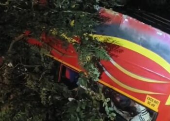 ଆନ୍ଧ୍ର ପ୍ରଦେଶରେ ଖାଇକୁ ଖସିଲା ଯାତ୍ରୀବାହୀ ବସ୍, ୯ ମୃତ, ଅନେକ ଆହତ