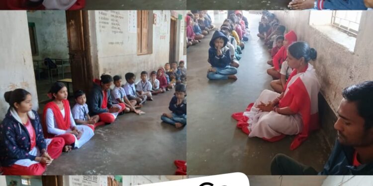 ଶିଶୁ ମନ୍ଦିରରେ “ଗୀତା ଜୟନ୍ତୀ ପାଳିତ— ଯଦା ଯଦା ହେ ଧର୍ମ ସ୍ଯଗ୍ଳାନିର୍ ଭଗତ୍ ଭାରତ