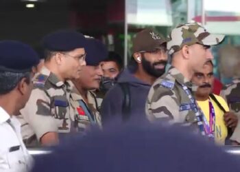 ଭୁବନେଶ୍ବରରେ ପହଞ୍ଚିଲେ ଯଶପ୍ରୀତ ବୁମରା, କଡ଼ା ସୁରକ୍ଷା ଗଲେ ହୋଟେଲ