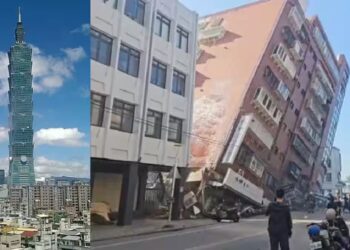 ଭୂକମ୍ପ ଝଟକାରେ ଥରିଲା ତାଇୱାନ, ୭.୦ ତୀବ୍ରତାରେ ଥରିଲା ବଡ଼ ବଡ଼ ବିଲିଡିଂ