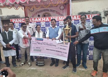 ପ୍ରଥମ ସୂର୍ଯ୍ୟ ପଟ୍ଟନାୟକ ସ୍ମାରକୀ କ୍ରିକେଟ୍ ଟୁର୍ଣ୍ଣାମେଣ୍ଟ: ଜଟଣୀକୁ ହରାଇ ପୁରୀ ପାୟୋନିୟର୍ସ ଚମ୍ପିୟାନ