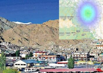 ଲଦାଖରେ ୫.୭ ତୀବ୍ରତାର ଭୂକମ୍ପ ଝଟକା, ସରକାର ଜାରି କଲେ ଆଡଭାଇଜରୀ