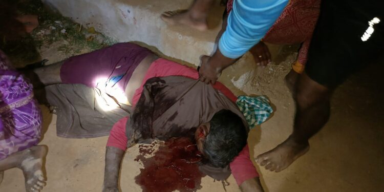 କୋଠଘର ନିକଟରେ ବସିଥିବା ବେଳେ ହାତୀ ଝିଙ୍କିନେଇ ଚକଟି ଦେଲା