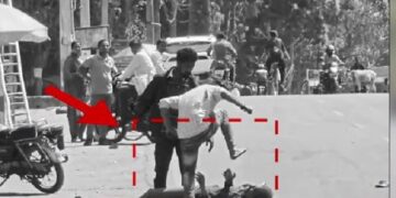 ପୋଲିସ ବି ଅସୁରକ୍ଷିତ, ବିଚ୍ ରାସ୍ତାରେ ଗୋଡ଼ାଇ ଗୋଡ଼ାଇ ମାରିଲେ