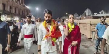 ପୁରୀରେ ସାଉଥ ସୁପରଷ୍ଟାର ନାଗା ଚୈତନ୍ୟ : ଅଭିନେତୀ ପତ୍ନୀ ସୋଭିତା ଧୁଲିପାଲାଙ୍କ ସହ କଲେ ଜଗା ଦର୍ଶନ