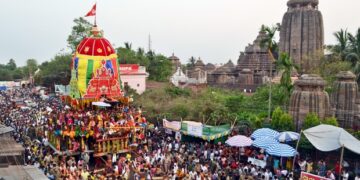 ଆଜି ଅଶୋକାଷ୍ଟମୀ, ଗଡ଼ିବ ଲିଙ୍ଗରାଜଙ୍କ ରୁକୁଣା ରଥ