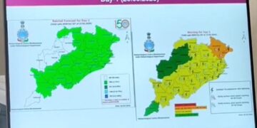 ଭୁବନେଶ୍ୱର-କଟକରେ ପ୍ରବଳ ଝଡ଼ବର୍ଷା, ବଜ୍ରପାତ ସହ କୁଆପଥର ବୃଷ୍ଟି