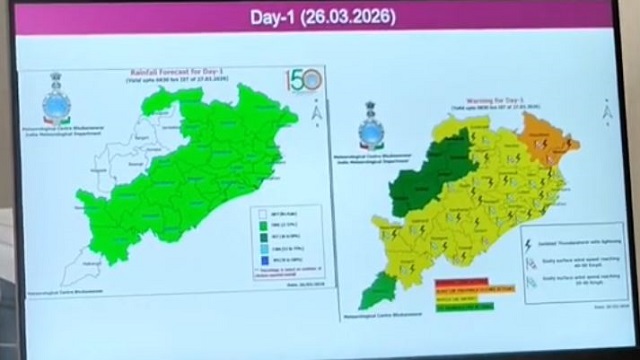 ଭୁବନେଶ୍ୱର-କଟକରେ ପ୍ରବଳ ଝଡ଼ବର୍ଷା, ବଜ୍ରପାତ ସହ କୁଆପଥର ବୃଷ୍ଟି