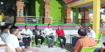 ତଳ ମଣିନାଗ ନୂତନ ମନ୍ଦିର ପ୍ରତିଷ୍ଠା ଓ ମା’ଙ୍କ ଗର୍ଭଗୃହ ପ୍ରବେଶ ନେଇ ସାମ୍ବାଦିକ ସମ୍ମିଳନୀ
