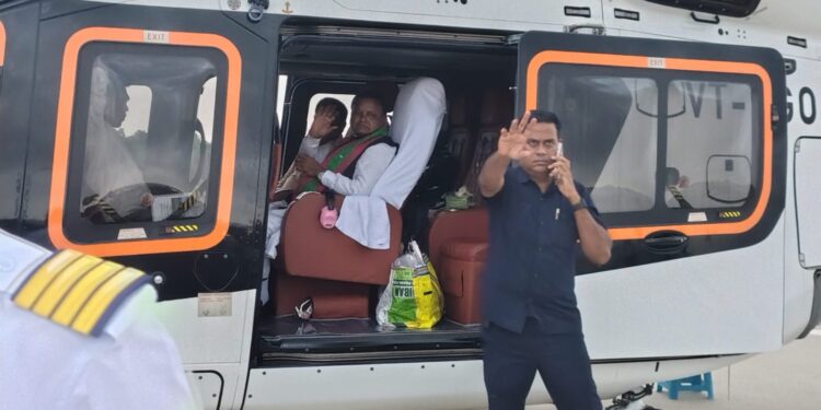 ପୁରୀରେ ଜରୁରୀକାଳୀନ ଲ୍ୟାଣ୍ଡିଂ କଲା ମୁଖ୍ୟମନ୍ତ୍ରୀଙ୍କ ହେଲିକପ୍ଟର