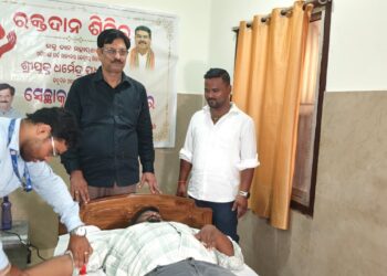 କେନ୍ଦ୍ରମନ୍ତ୍ରୀ ଧର୍ମେନ୍ଦ୍ର ପ୍ରଧାନଙ୍କ ଜନ୍ମଦିନ ଅବସରରେ ମେଗା ରକ୍ତଦାନ ଶିବିର