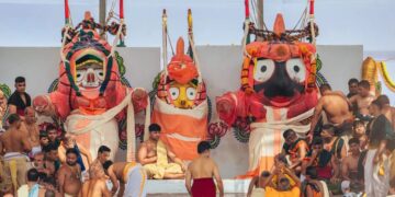 ସ୍ନାନବେଦିରେ ବିଜେ ହେଲେ ଚତୁର୍ଦ୍ଧାମୂର୍ତ୍ତି, ଅପରାହ୍ଣ ୪ରୁ ହାତୀବେଶରେ ଦେବେ ଦର୍ଶନ
