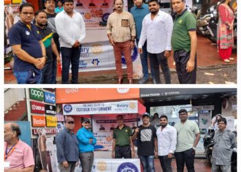 ରଥଯାତ୍ରା ଓ ଆଡ଼ପ ମଣ୍ଡପ ବିଜେ ଅବସରରେ ଭକ୍ତଙ୍କୁ ପାନୀୟ ଜଳ ଓ ଆଇସସ୍କ୍ରିମ୍ ବଣ୍ଟନ
