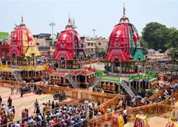 ବାହୁଡ଼ା ଯାତ୍ରା ନେଇ ଶ୍ରୀକ୍ଷେତ୍ରରେ ଚଳଚଞ୍ଚଳ, ଆଜି ଦକ୍ଷିଣମୋଡ଼ କରିବେ ତିନି ରଥ