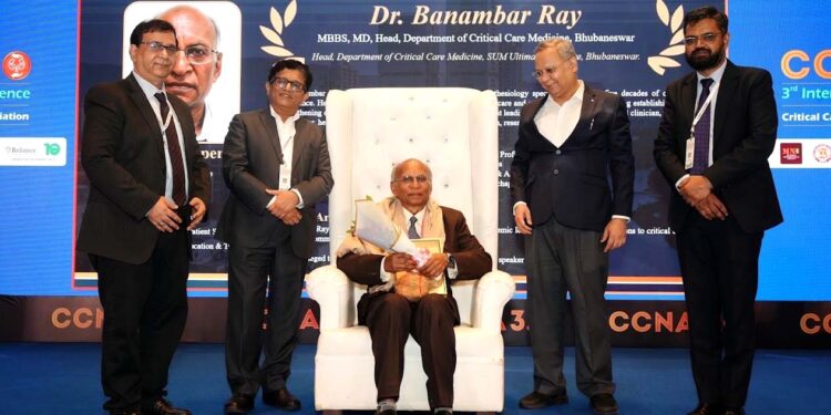 ସ୍ୱାସ୍ଥ୍ୟସେବା କ୍ଷେତ୍ରରେ ଜୀବନବ୍ୟାପୀ ଅବଦାନ ନିମନ୍ତେ ଡାକ୍ତର ବାନାମ୍ବର ରାୟଙ୍କୁ ‘ଅନରିଙ୍ଗ ଆୱାର ଗୁରୁ’ ସମ୍ମାନ