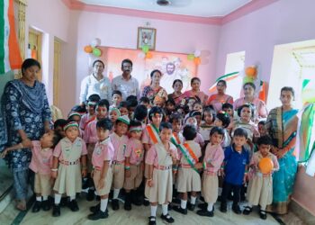ହରୀପ୍ରୀୟା ଇଂରାଜୀ ମିଡିୟମ୍ ବିଦ୍ୟାଳୟରେ ପାଳିତ ହେଲା ସ୍ୱାଧୀନତା ଦିବସ