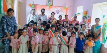 ହରୀପ୍ରୀୟା ଇଂରାଜୀ ମିଡିୟମ୍ ବିଦ୍ୟାଳୟରେ ପାଳିତ ହେଲା ସ୍ୱାଧୀନତା ଦିବସ