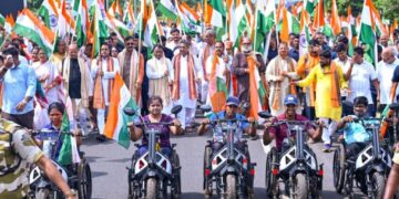 ଭୁବନେଶ୍ବରରେ ତ୍ରିରଙ୍ଗା ପଦଯାତ୍ରା, ସାମିଲ ହେଲେ ମୁଖ୍ୟମନ୍ତ୍ରୀ