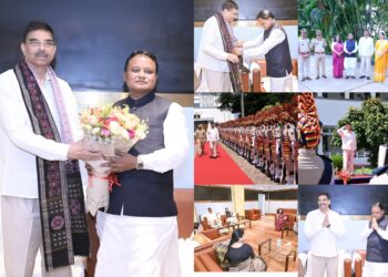 ଓଡ଼ିଶାରୁ ବିଦାୟ ନେଲେ ଡ. ହରି ବାବୁ କମ୍ଭମପାଟି: ଲୋକ ଭବନରେ ‘ଗାର୍ଡ ଅଫ୍ ଅନର୍’ ଓ ବିମାନବନ୍ଦରରେ ଦିଆଗଲା ସମ୍ବର୍ଦ୍ଧନା